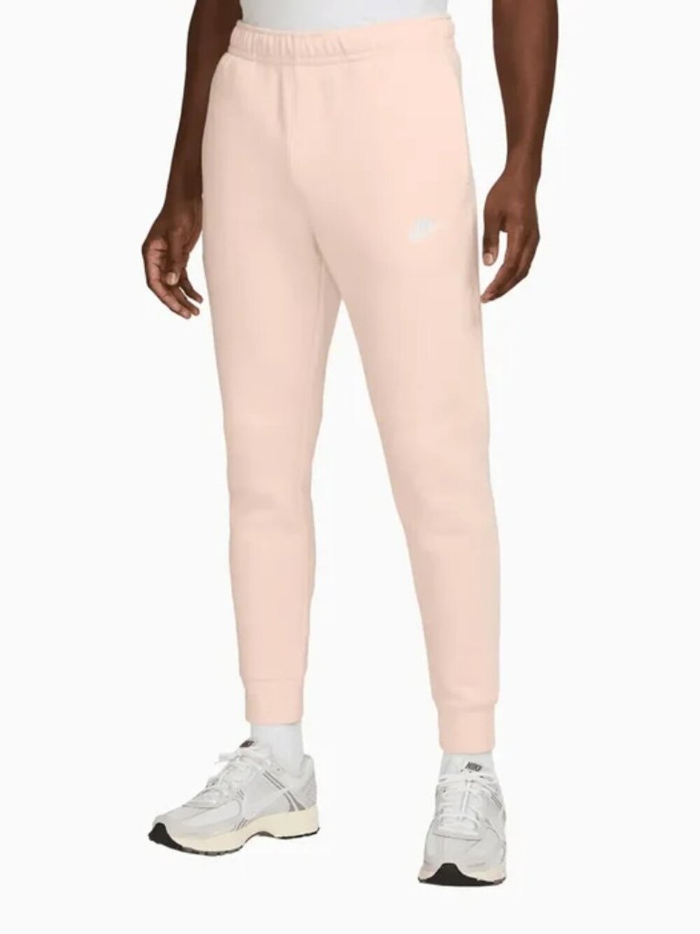 Nike Club Fleece Men's Size L Joggers Sweatpants Guava Ice Pink BV2671-848 NWT